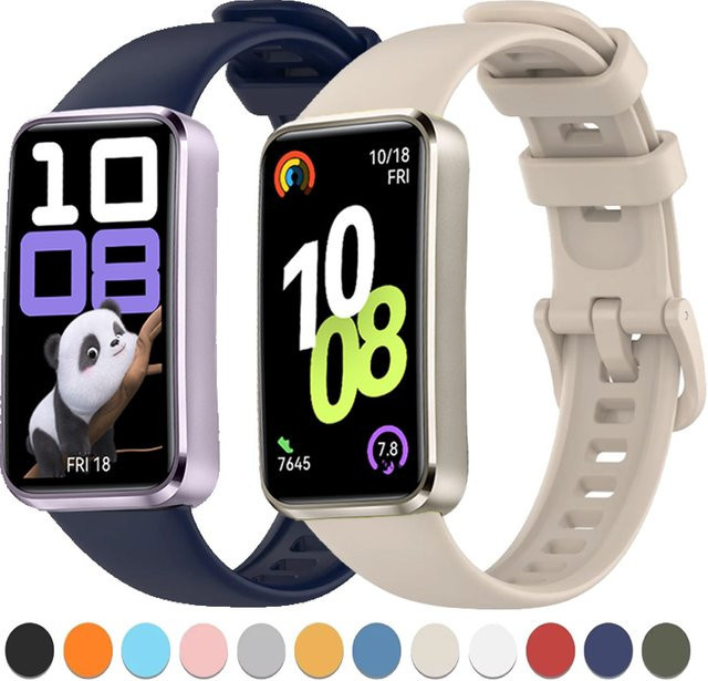 Huawei Uhrenarmband Silikon, Schwarz, Unisex - Bild 1
