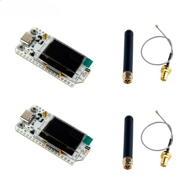 2 Sets Heltec LoRa32 V3 IoT Dev Board ESP32-S3 mit 0,96 Zoll OLED und SX1262 LoRa Modul für Arduino Meshtastic und LoRaWAN (863MHz - 928MHz) - Bild 1