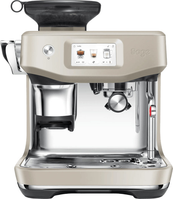 Sage Barista Touch Impress Siebträgermaschine mit Touchdisplay und Cold Brew Funktion in Beige aus Edelstahl - Bild 1