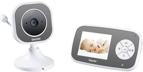 Beurer BY 110 Video Babyphone mit Kamera, Digital 2.4GHz, Audio-Video Übertragung, Temperaturanzeige und Vox-Eco-Mode - Bild 1