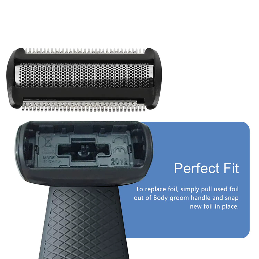 Brangdy BG2000 Ersatzkopf in Schwarz, kompatibel mit Philips Norelco Body Groomer BG5025 BG7030 BG7040 BG2030 BG2040 Bartschneider - Bild 2