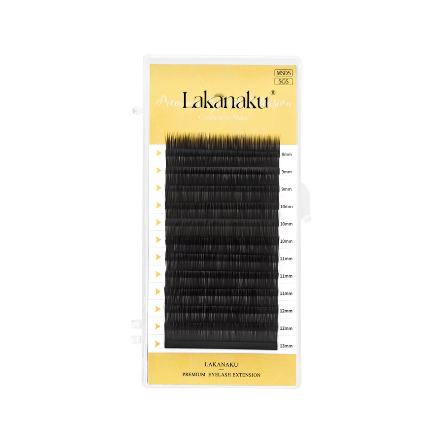 LAKANAKU Camellia Wimpernverlängerungen, Brown LB Curl, Matt, Unisex - Bild 4