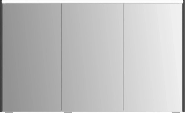 Sieper Spiegelschrank SPS-KHX Anthrazit mit LED-Beleuchtung, Steckdose und Softclose, Breite: 120,4 cm - Bild 1
