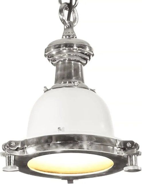 vidaXL Pendelleuchte aus Aluminium in Silber, höhenverstellbar, E27, B/T/H: 24 x 24 x 137 cm - Bild 1