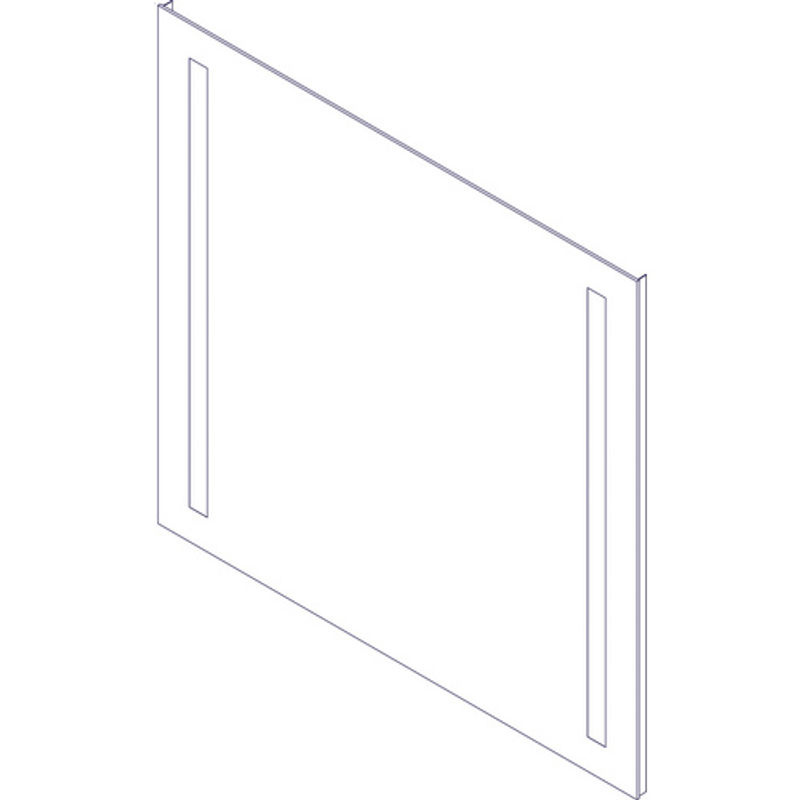 Fackelmann Wandspiegel MIRRORS mit LED-Beleuchtung, rechteckig, rahmenlos, Grau, B/H/T: 80 x 75 x 2,3 cm - Bild 3