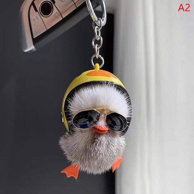 Linyi toy Schlüsselanhänger, Plüsch, Gelbe Ente, Unisex - Bild 1