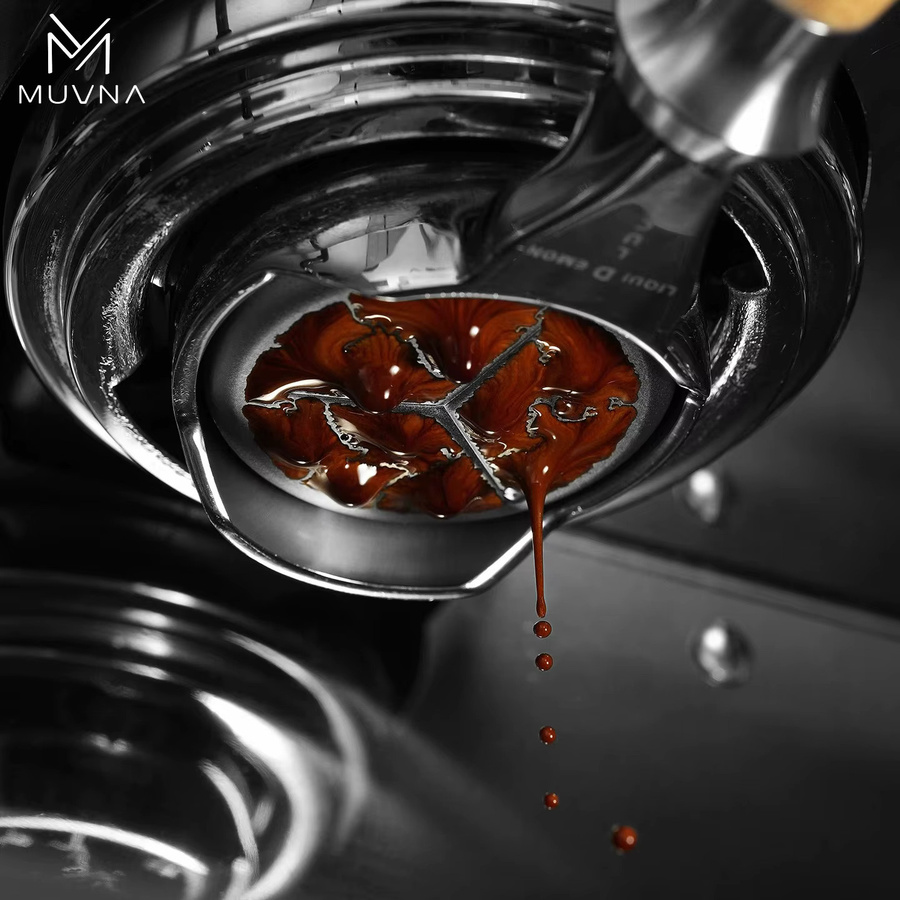 Muvna Titan Ants Präzisionsfilterkorb für Espresso, 58 mm, Silber, 18 g - Bild 4