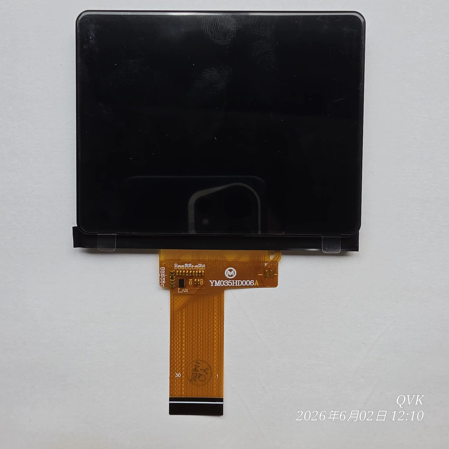 QVK LCD-Display Ersatzteil für R35S und R36S Retro-Spielkonsole 3,5 Zoll in Schwarz ohne Abdeckplatte - Bild 2