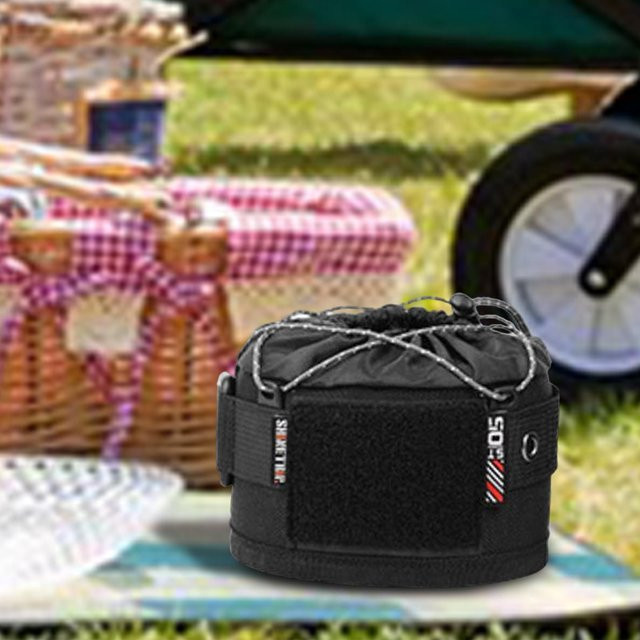 Binchi Outdoor Product Gasflaschenabdeckung aus Polyester in Schwarz für Camping und Außenbereich - Bild 1