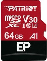 Patriot EP 64 GB microSDXC Speicherkarte V30 in Schwarz-Rot - Bild 1
