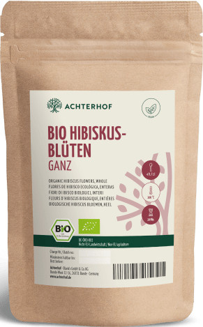 Achterhof Hibiskusblüten ganz Bio 250 g - Bild 1