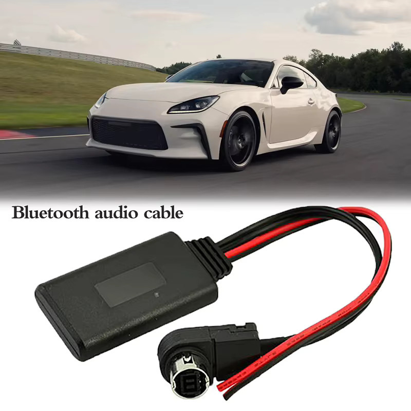 Bluetooth AUX Audio Adapter Kabel für Alpine und JVC in Schwarz mit 3,5 mm Klinke - Bild 3