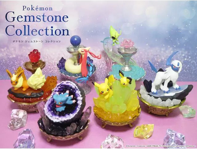 Re-ment Pokémon Edelstein-Sammlung, Actionfiguren-Sammlung, Pikachu, Absol, Milotic - Bild 1