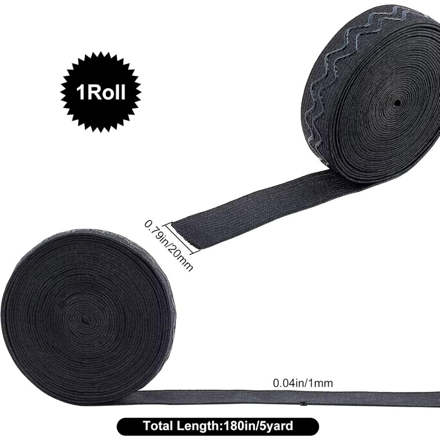 Rutschfestes elastisches Silikon-Greifband in Schwarz, Breite: 2 cm, Länge: 4,57 m - Bild 2
