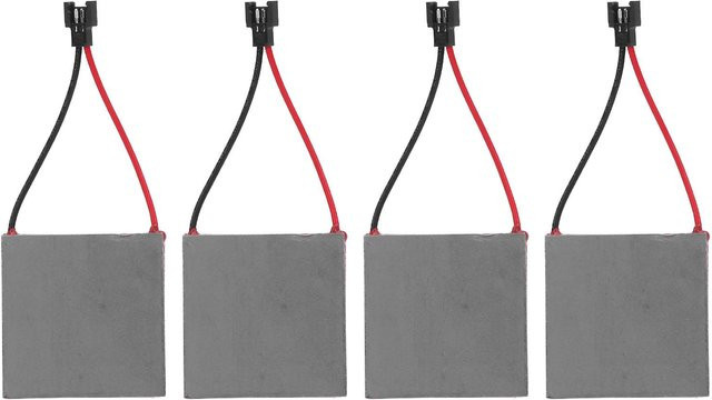 Fishine 4er-Set Kaminventilator Reparaturblech aus Aluminiumlegierung in Schwarz und Grau für 227 Grad - Bild 1