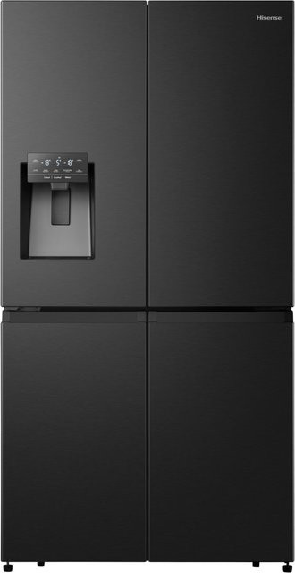 Hisense Kühl-Gefrier-Kombination French Door RQ760N4SBFE in Schwarz - Bild 1
