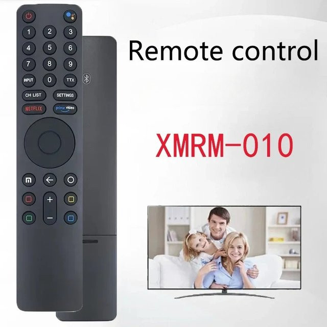 Xiaomi XMRM-010 Bluetooth-Sprachfernbedienung in Schwarz für MI TV 4S 4A Android Smart TVs Ersatz-Fernbedienung - Bild 1