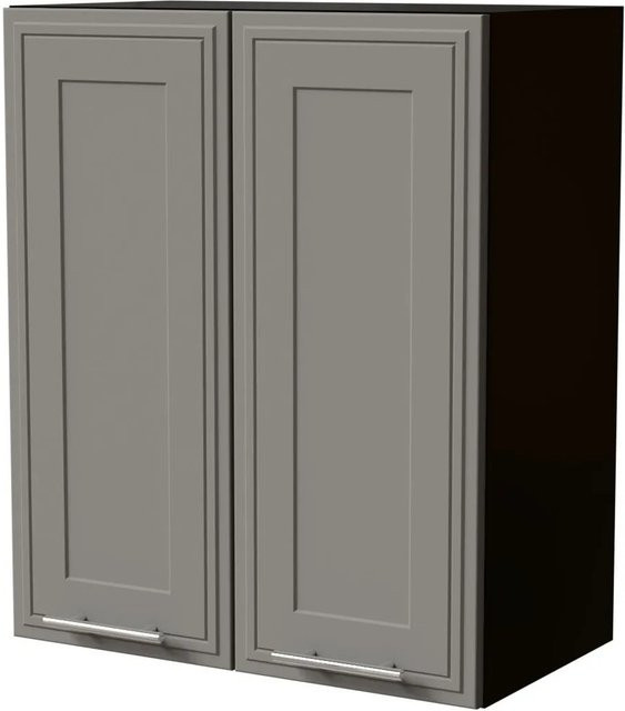 Feldmann-Wohnen Hängeschrank Salo in Schwarz und Staubgrau Matt mit Soft-Close-Türen, B/T/H: 60 x 32,5 x 72 cm - Bild 1