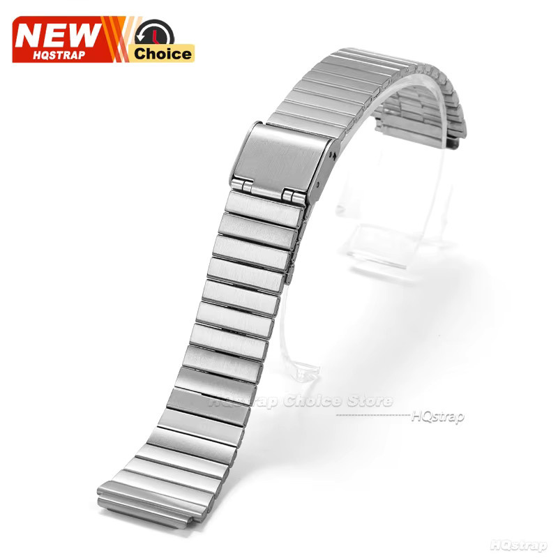 HQstrap Uhrenarmband Edelstahl, 18 mm 20 mm, Silber, Unisex - Bild 3