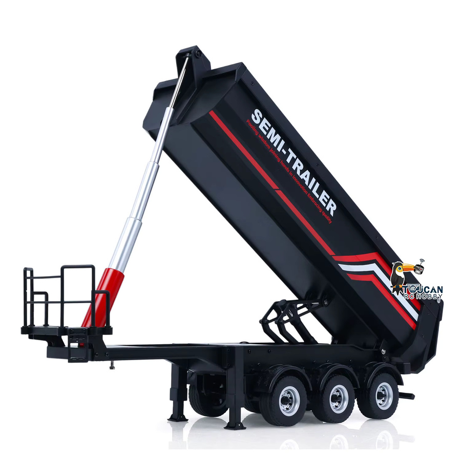Huina 1509 RC-Semi-Dump-Anhänger, 1:18, elektrisches Heben, ab 8 Jahren - Bild 4
