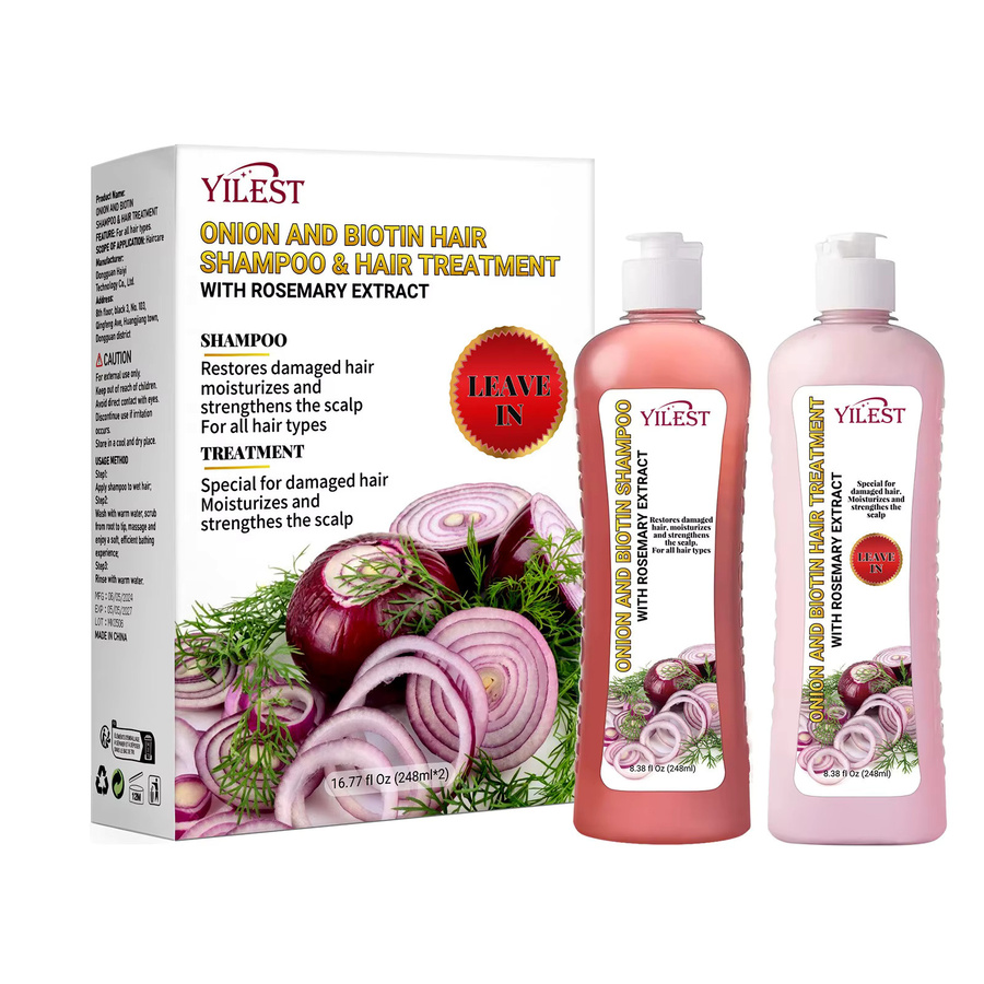 YILEST Onion Biotin Rosemary Shampoo Set, Unisex - Bild 2