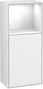 V&B Seitenschrank Finion rechts Weiß lackiert B: 41,8 cm, H: 93,6 cm - Bild 1