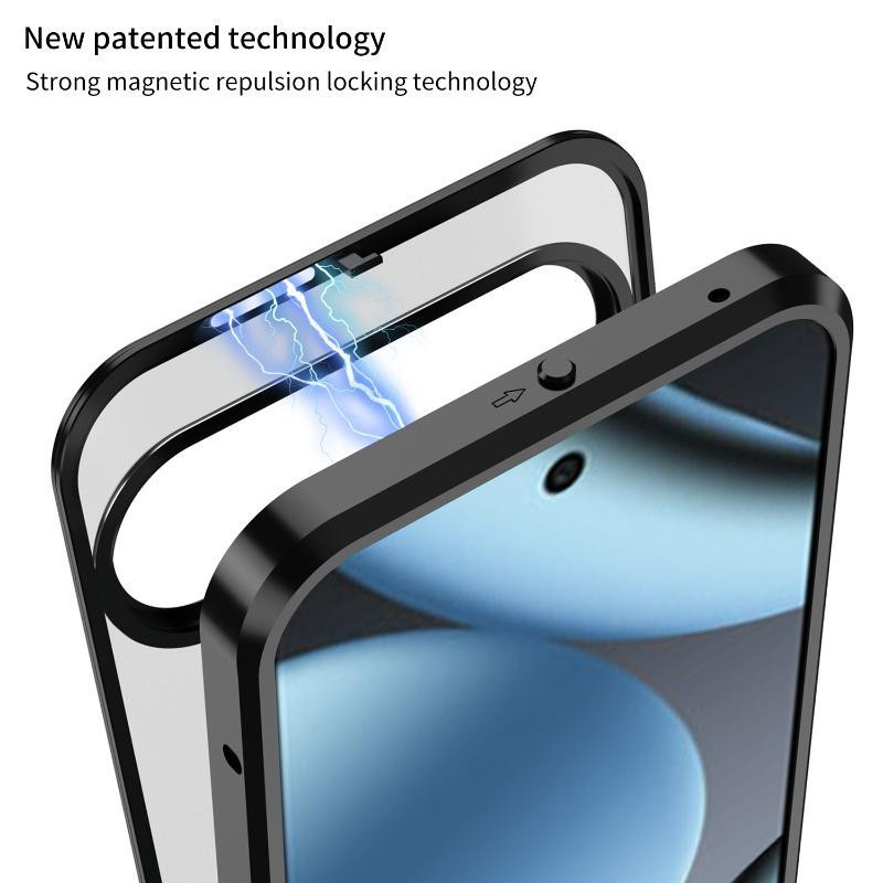 Stoßfeste Linsenschutzhülle aus Metalllegierung und gehärtetem Glas für Google Pixel 10 Pro XL und Pixel 9 Pro XL, Transparent - Bild 4