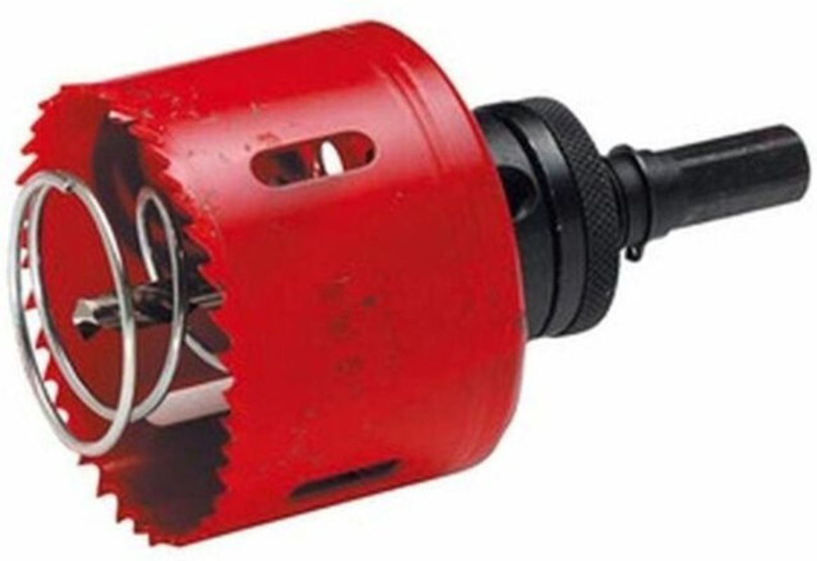 Cimco Lochsäge für Schalterdosen in Rot mit 68 mm Durchmesser - Bild 2