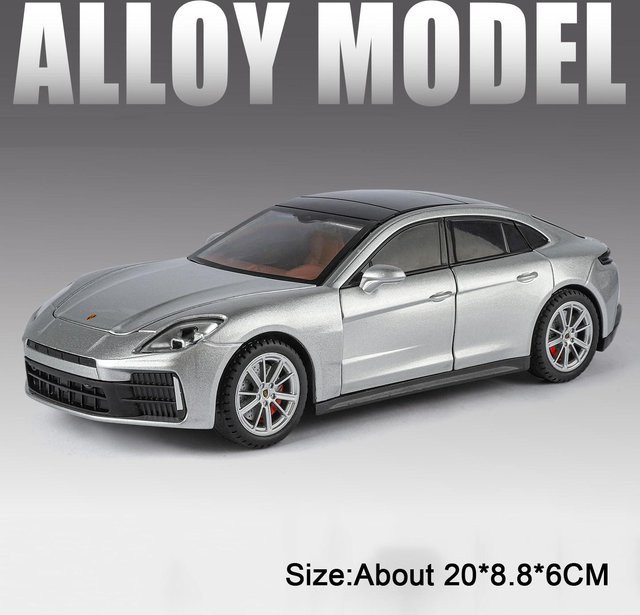 Linyi toy car 911 GT3 RS Panamera Automodell, 1:24, Metall, mit Licht und Musik, ab 14 Jahren - Bild 1