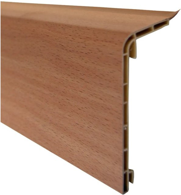 Döllken Profiles System 11 Heizungsrohrverkleidung Buche, Farbe: Braun, B/T/H: 10,7 x 4,5 x 200 cm - Bild 1