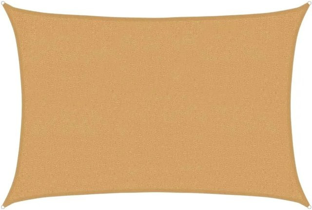 vidaXL Sonnensegel rechteckig aus HDPE in Sandfarben B/B/H: 200 x 300 cm - Bild 1