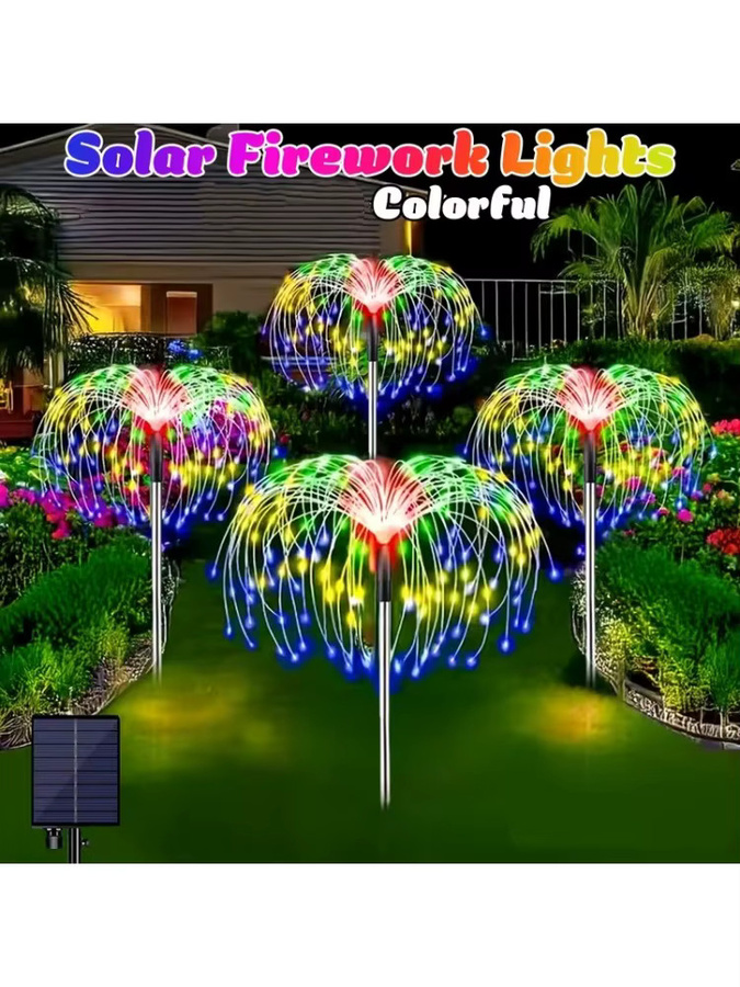 OKAL RED EAST Solar-LED-Lichterkette RGB Multicolour für festliche Weihnachtsdekoration und Außenbeleuchtung - Bild 4
