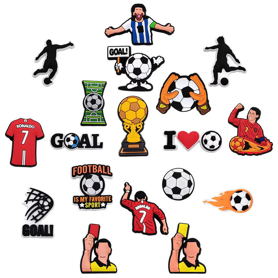 Hot Toys Fußballschuh-Charms, 18 Stück/Set, PVC - Bild 2