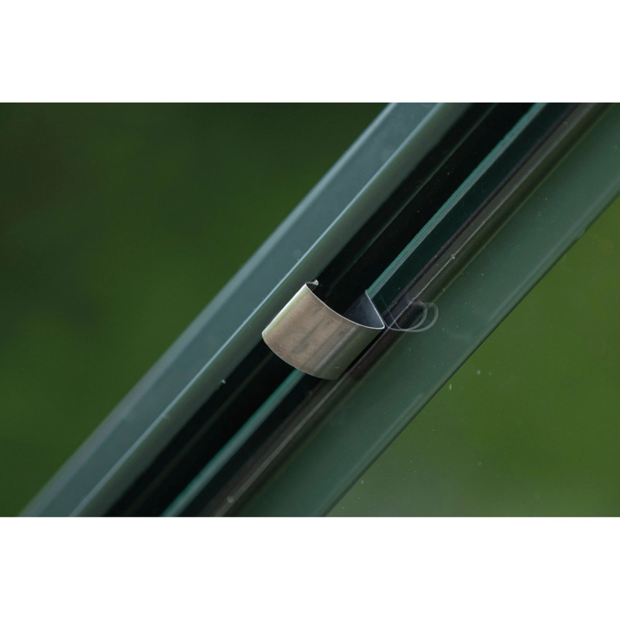 Halls G-Clips für Glasscheiben aus Aluminium in Silber, 50 Stück - Bild 2