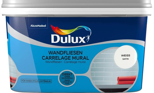 Dulux Fresh Up Wandfliesenlack Satin Weiß wasserbasiert - Bild 1