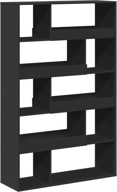 vidaXL Raumteiler Schwarz aus Holzwerkstoff B: 100 cm, T: 33 cm, H: 156,5 cm - Bild 1