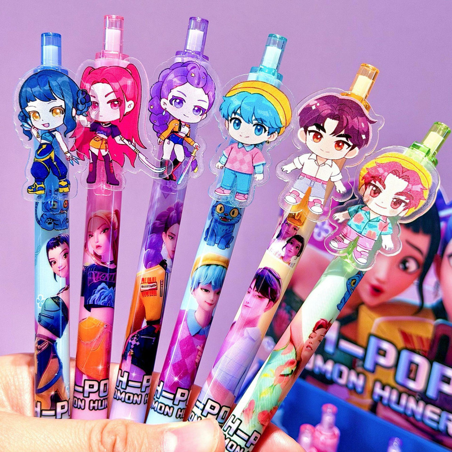 Yiran toy 1 Dämonenjäger Acryl Gel Stift mit schwarzer Tinte und 0,5 mm Spitze in Multicolour - Bild 3