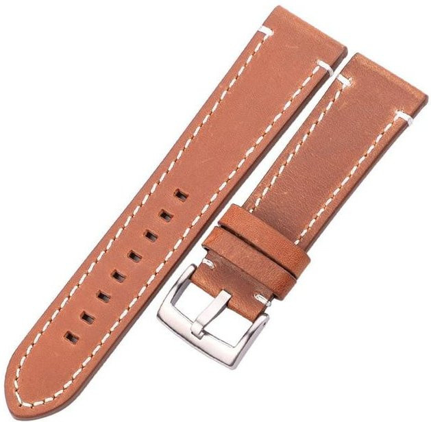 Uhrenarmband Rindsleder, 24mm, Braun, Unisex - Bild 1
