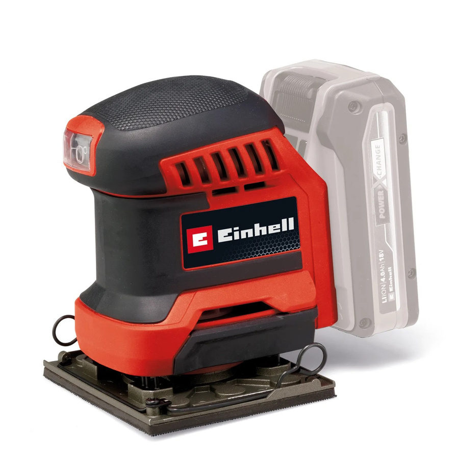 Einhell Akku-Faustschleifer TE-OS 18/113 Li-Solo Power X-Change Rot - Bild 1