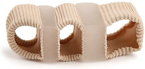the BAY Fünf-Loch Faser Ballen- und Zehentrenner mit Manschette und Orthese, One Size, beige - Bild 1