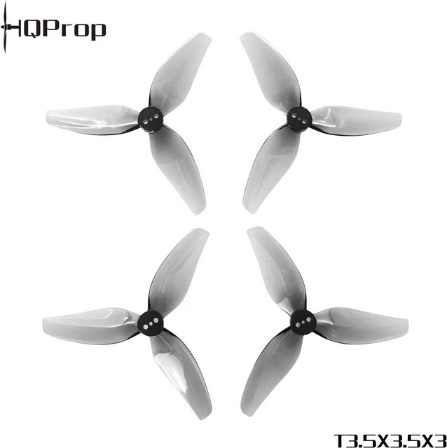 HQProp T3.5X3.5X3 3,5-Zoll 3-Blatt-Propeller, Grau, Kunststoff - Bild 1