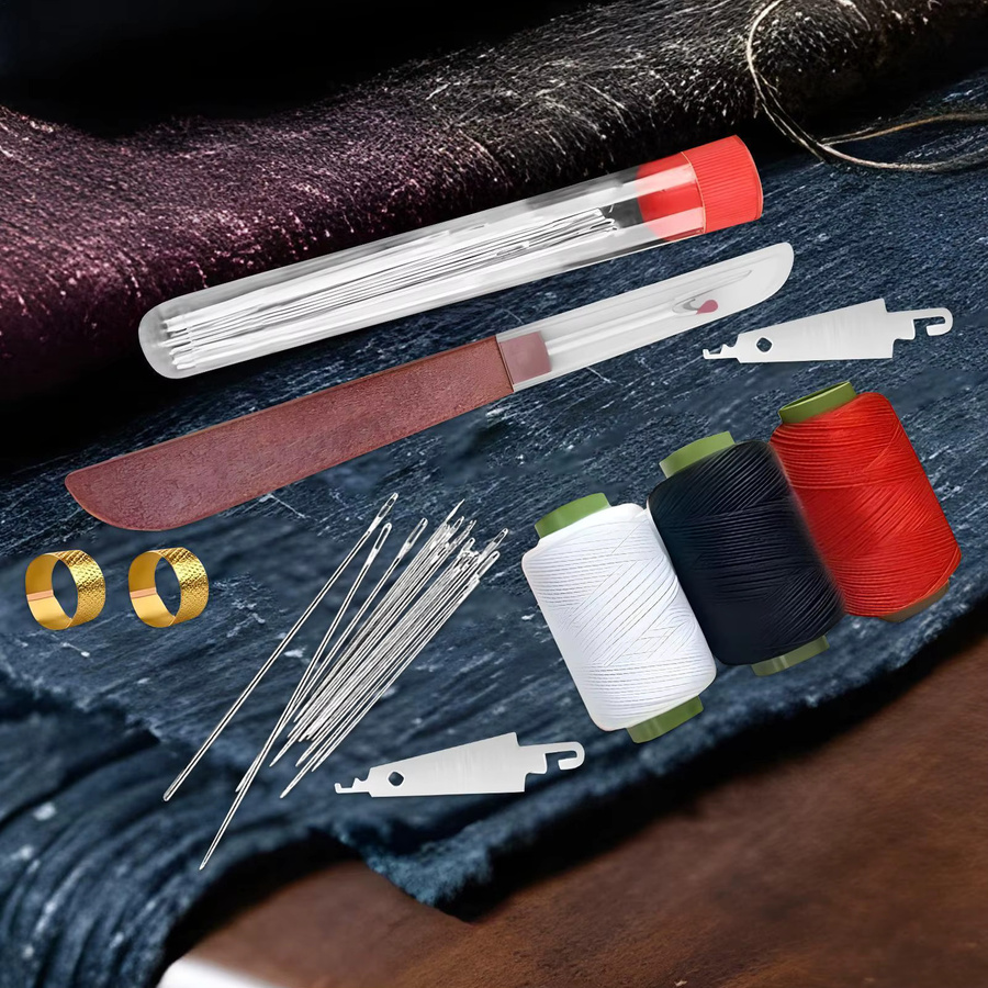 37-teiliges Nähset aus Stahl in Multicolour mit Nadeln, Fadenwerkzeugen, Nahtrenner und Nadeleinfädler - Bild 2