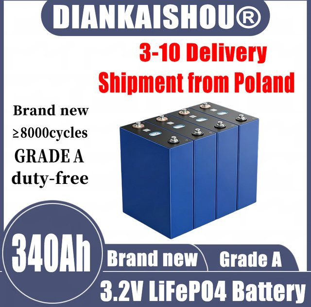 DIANKAISHOU Lithium-Eisenphosphat-Batterie Klasse A, 3,2 V, 340 Ah, Blau - Bild 1