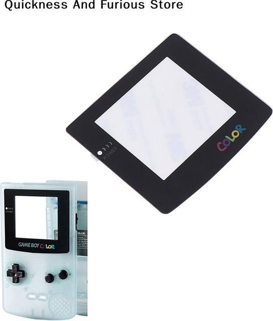KOQZM Kunststoff-Bildschirmschutz für GameBoy und GBC, schwarzes Spiegelpanel für den Farbbildschirm - Bild 1