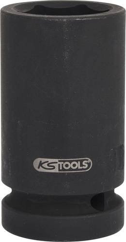 KS Tools Kraft-Stecknuss 1 Zoll Sechskant lang 22mm aus Chrom-Molybdän in Schwarz - Bild 1