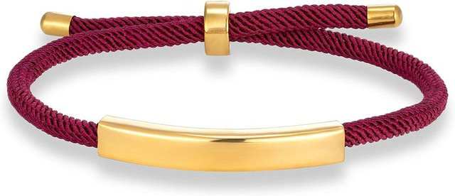 YULIN Armband, Edelstahl, weinrot, Unisex - Bild 1
