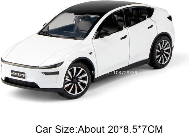 Linyi toy car Modell Y Roadster Spielzeugauto, 1:24, mit Licht und Sound, ab 14 Jahren - Bild 1