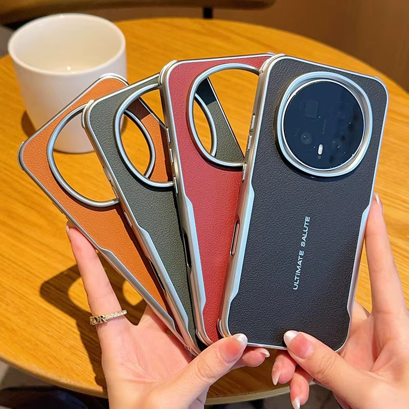 Honor Magic 8 und Magic 8 Pro Leder Handyhülle mit Magnetfunktion und wasserdichtem Schutz in Grün - Bild 1