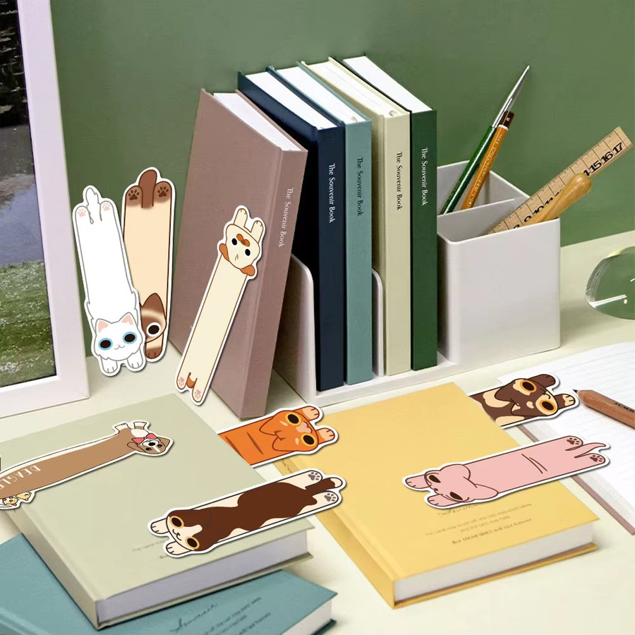 30 Stück Lesezeichen mit Katzen und Hunden in Multicolor aus Papier - Bild 4