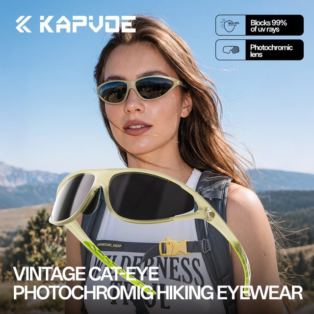 Kapvoe Sportsonnenbrille, Vollrand, Kunststoff, blue, Unisex - Bild 1